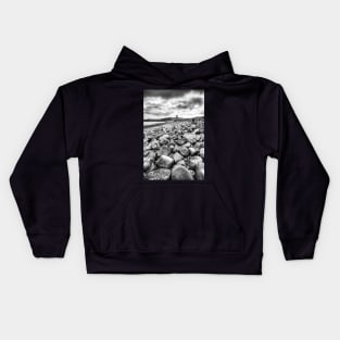 Dunstanburgh Castle, Northumberland, England Kids Hoodie